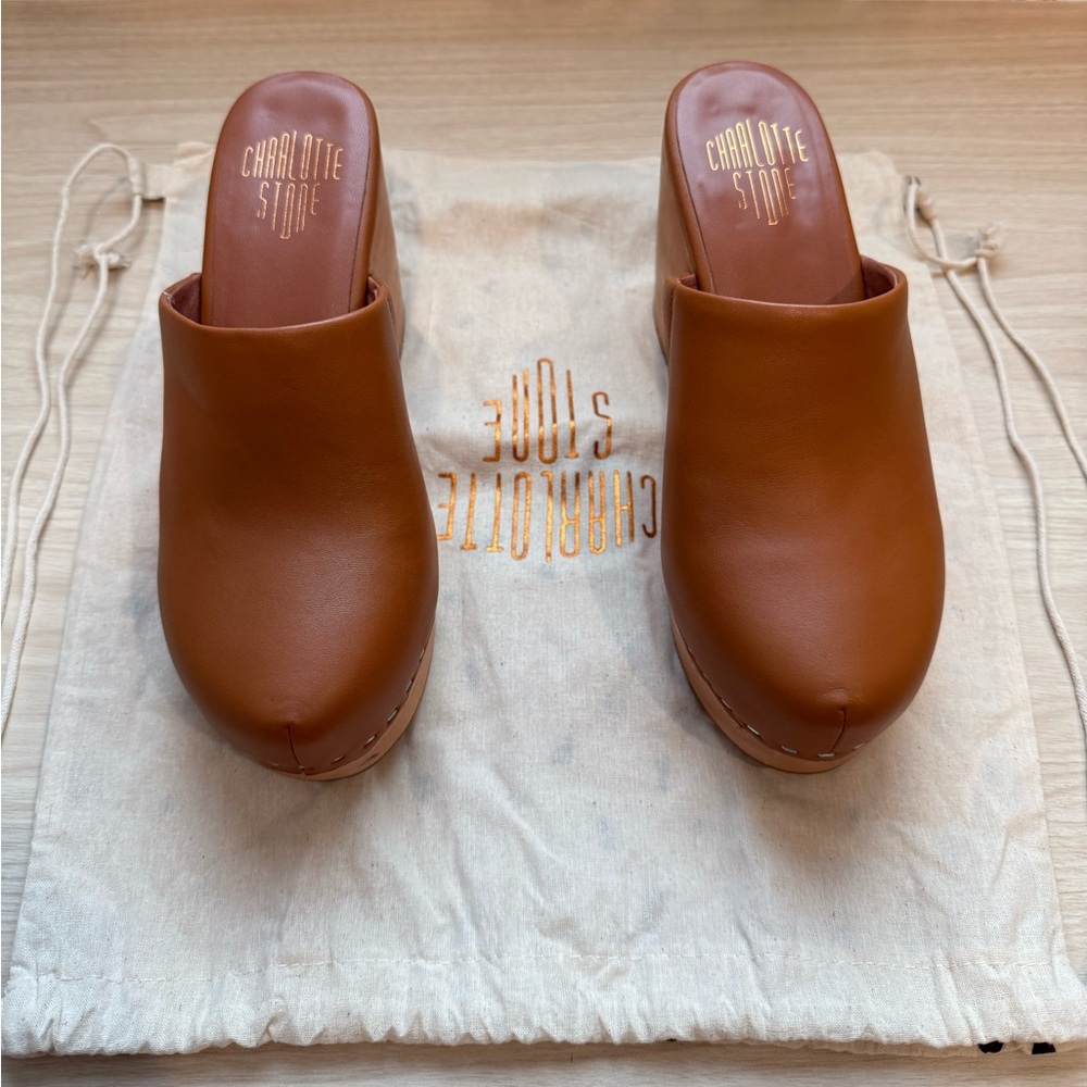 Charlotte Stone Marlo Clog in Luggage